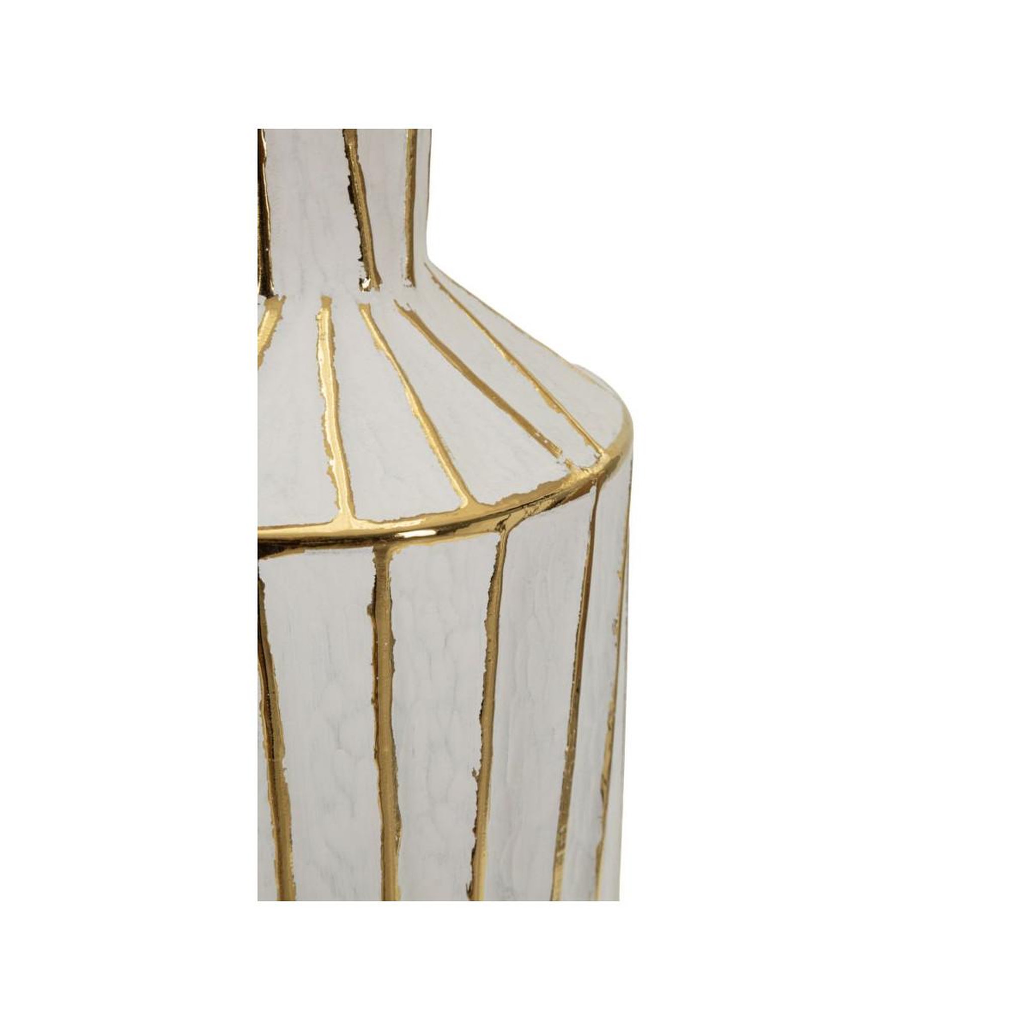 Voir la diapositive 3 : Paris Prix Lampe à poser  tangeri  73cm blanc & or