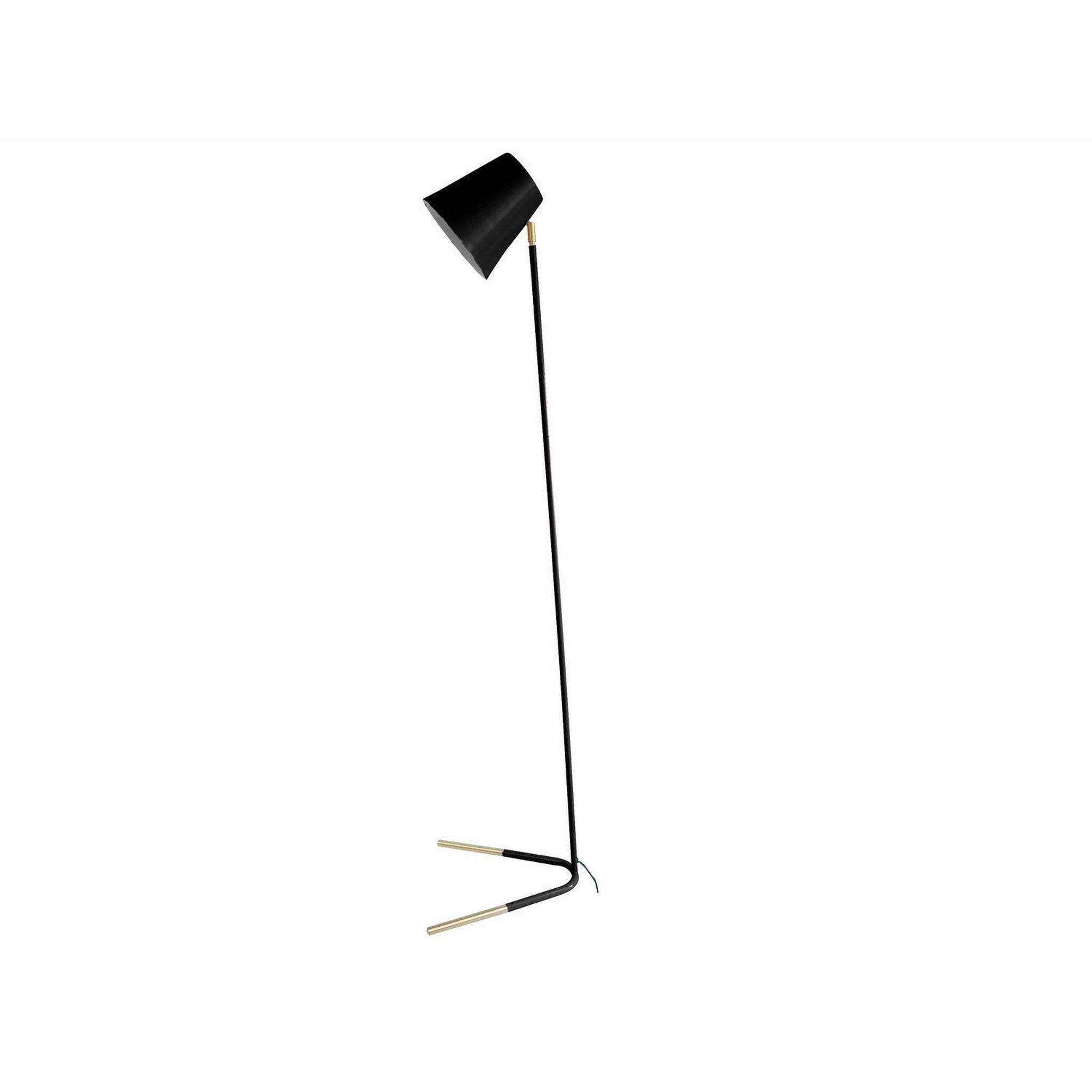 Leitmotiv Lampadaire design noble. Coloris disponibles : Noir