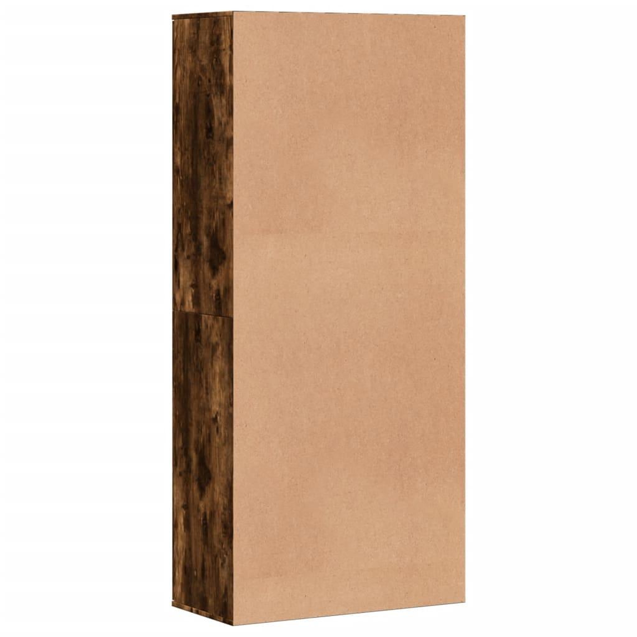 Voir la diapositive 5 : VIDAXL Armoire a chaussures chene fume 80x39x178 cm bois d'ingenierie
