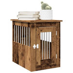 VIDAXL Meuble de cage chien vieux bois 45x62x59 cm bois d'ingenierie