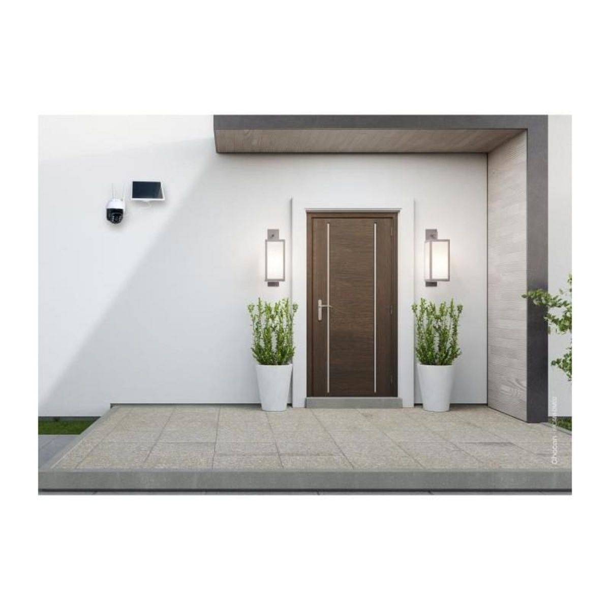 CHACON 2 caméras avec panneau solaire - CHACON - 2-IPCAM-DM02 - Extérieur - WiFi