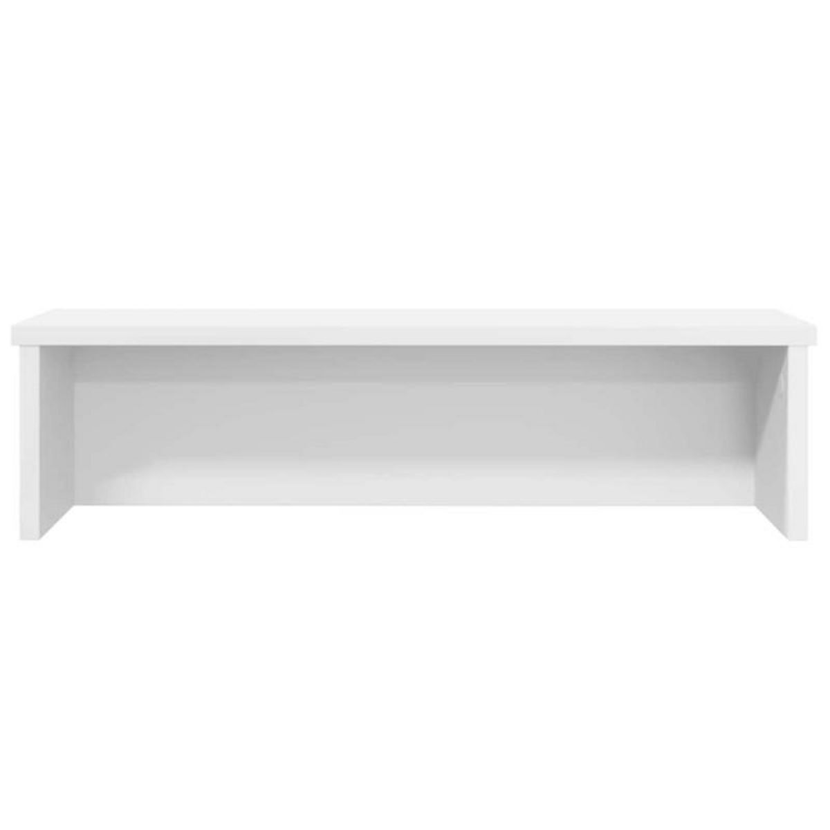 VIDAXL Étagères de cuisine empilables 2 pcs blanc 50x15x16 cm