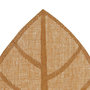 Voir la diapositive 2 : SECRET DE GOURMET Set de Table  Feuille  33x50cm Marron Clair