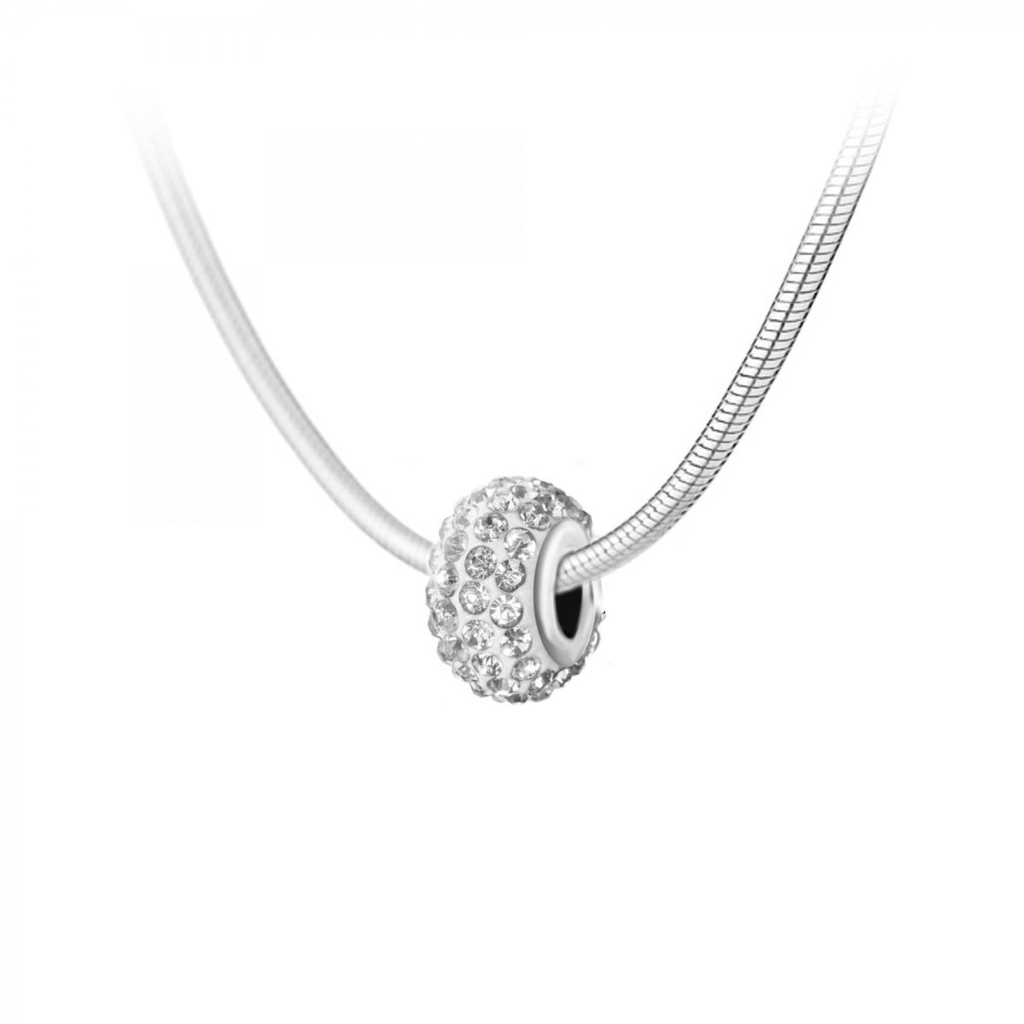 Voir la diapositive 1 : SC CRYSTAL Collier SC Crystal orné de Cristaux scintillants