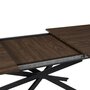 Voir la diapositive 6 : Paris Prix Table à Manger Extensible  Tiffany  150-210cm Marron