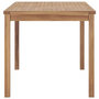 Voir la diapositive 3 : VIDAXL Table a dîner de jardin 140x80x77 cm Bois de teck solide