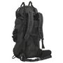 Voir la diapositive 3 : VIDAXL Sac à dos de randonnée noir 100 L tissu oxford