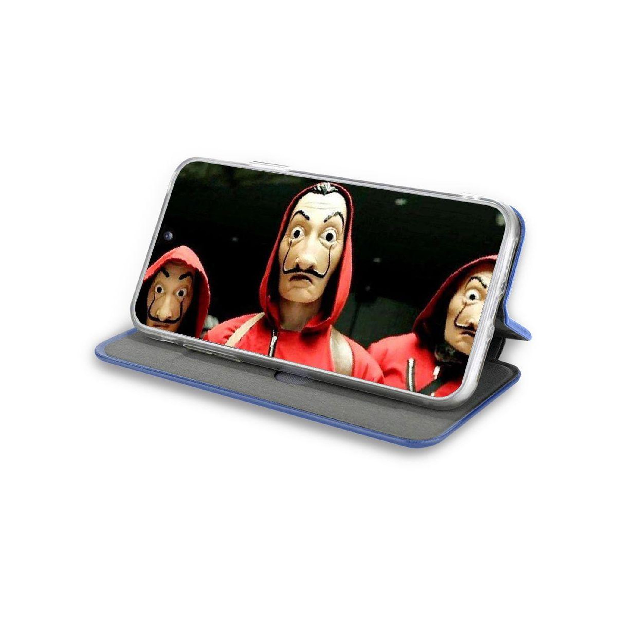 Voir la diapositive 5 : IBROZ Etui xiaomi poco m4 pro 4g cuir bleu