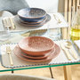 Voir la diapositive 3 : SECRET DE GOURMET Lot de 6 Assiettes Creuses en Céramique  Inès  20cm Terracotta
