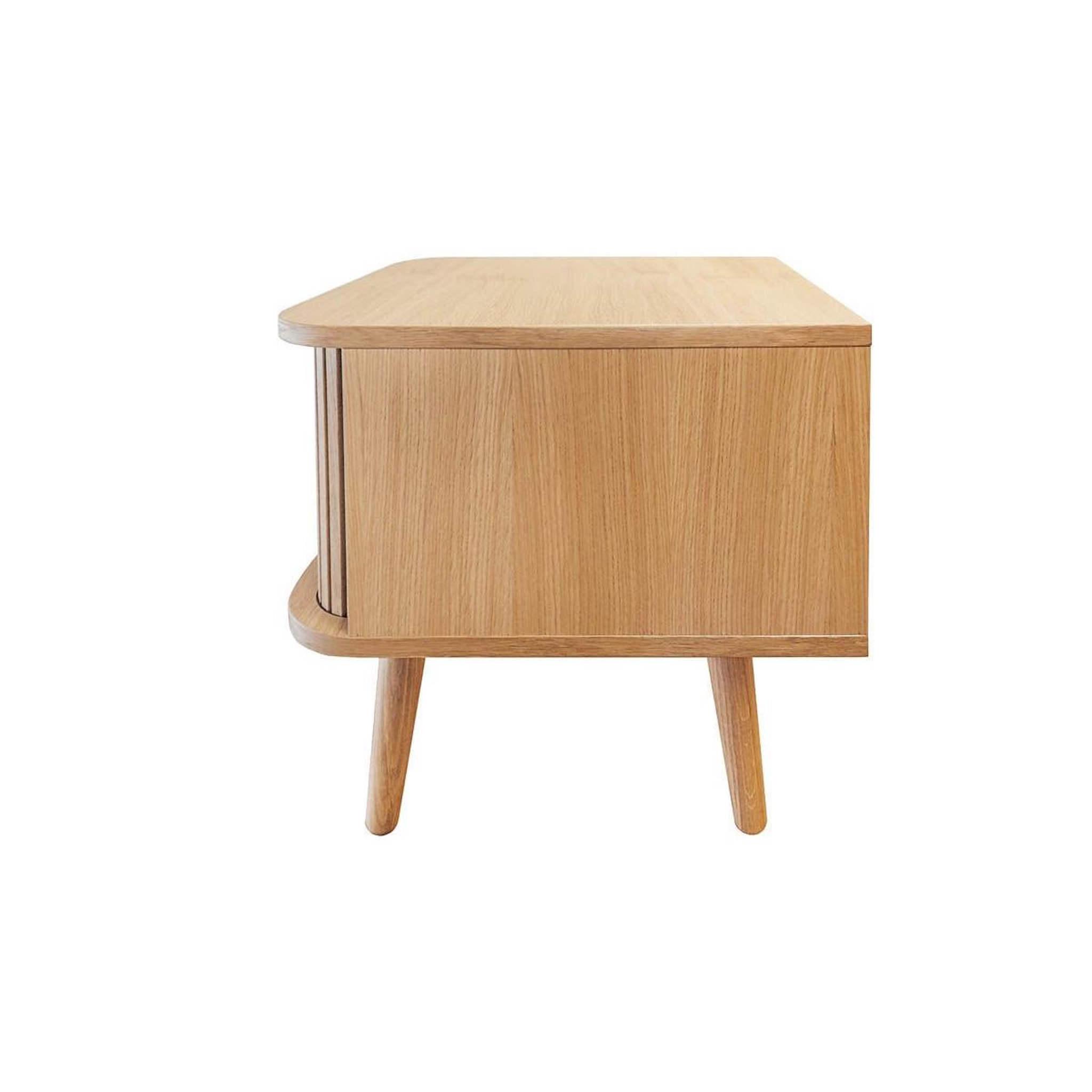 Voir la diapositive 3 : Paris Prix Table de chevet design  rove  50cm chêne