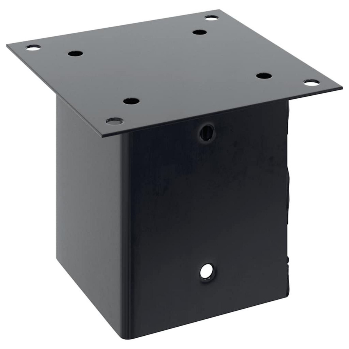 VIDAXL Bases de poteau carrees 12 pcs anthracite 101x101 mm