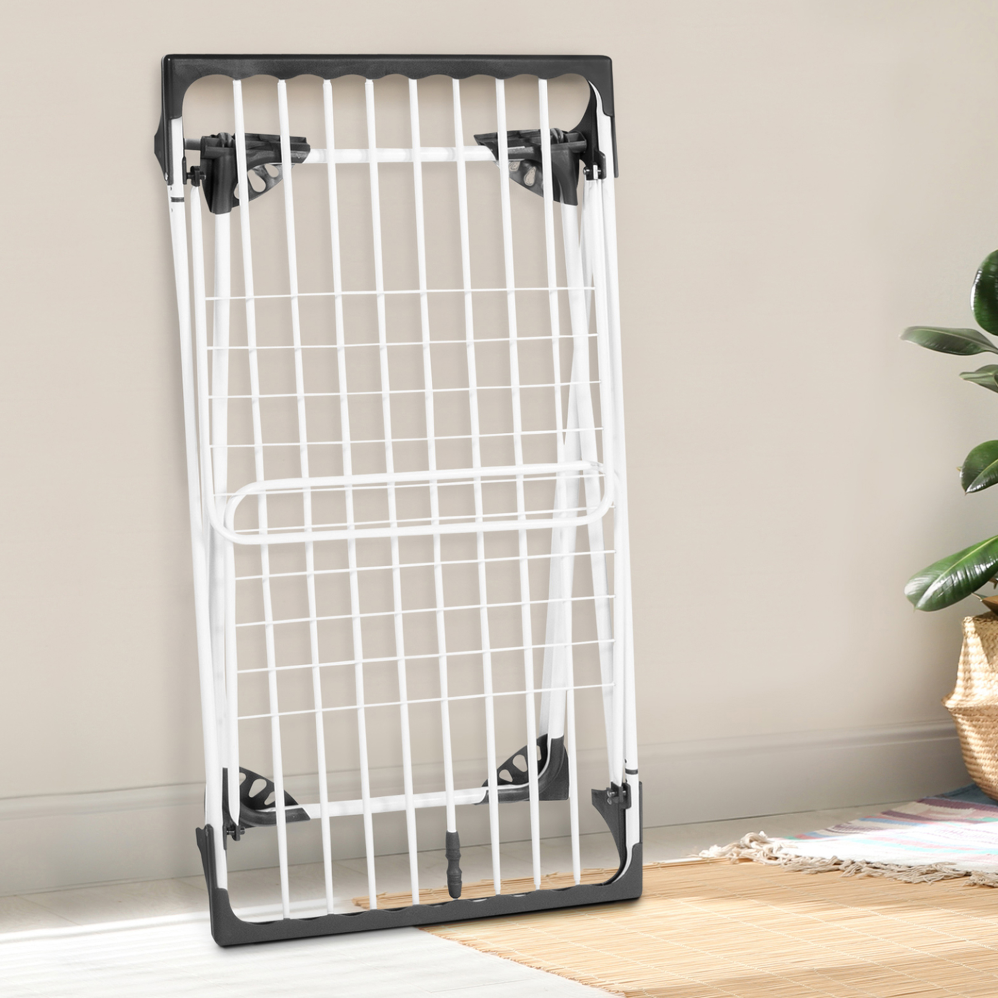 Voir la diapositive 6 : ID MARKET Séchoir à linge horizontal pliable ULTRA capacité 22M blanc