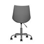 URBAN MEUBLE Chaise de bureau scandinave gris pivotant réglable hauteur d'assise