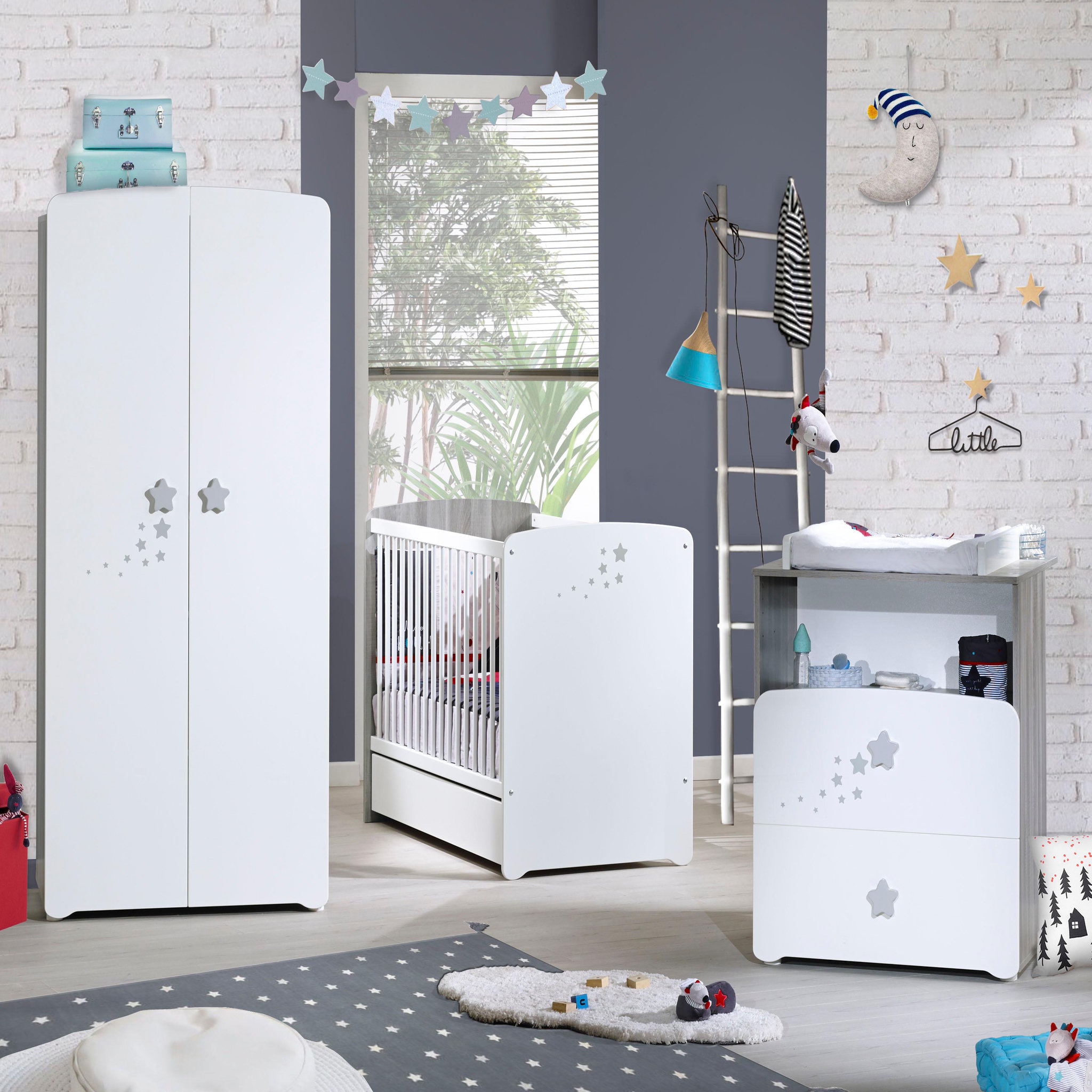 Voir la diapositive 7 : BABY PRICE Lit bébé 60x120 cm NEW NAO