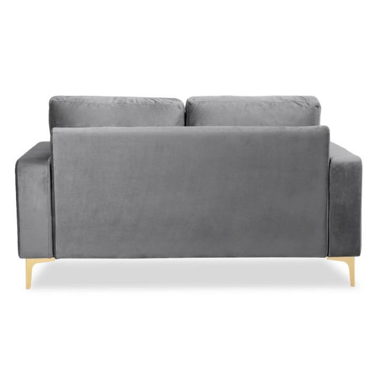 Paris Prix Canapé 2 Places en Velours  Ignacio  158cm Gris