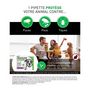 Voir la diapositive 2 : Frontline FRONTLINE 3 Pipettes antiparasitaires COMBO Chien - 20-40 kg - Puces, tiques, poux broyeurs