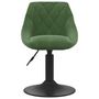 Voir la diapositive 3 : VIDAXL Tabouret de bar Vert fonce Velours