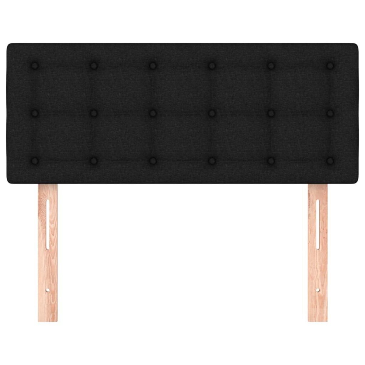 VIDAXL Tete de lit Noir 90x5x78/88 cm Tissu