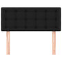 Voir la diapositive 3 : VIDAXL Tete de lit Noir 90x5x78/88 cm Tissu
