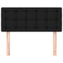 Voir la diapositive 3 : VIDAXL Tete de lit Noir 90x5x78/88 cm Tissu