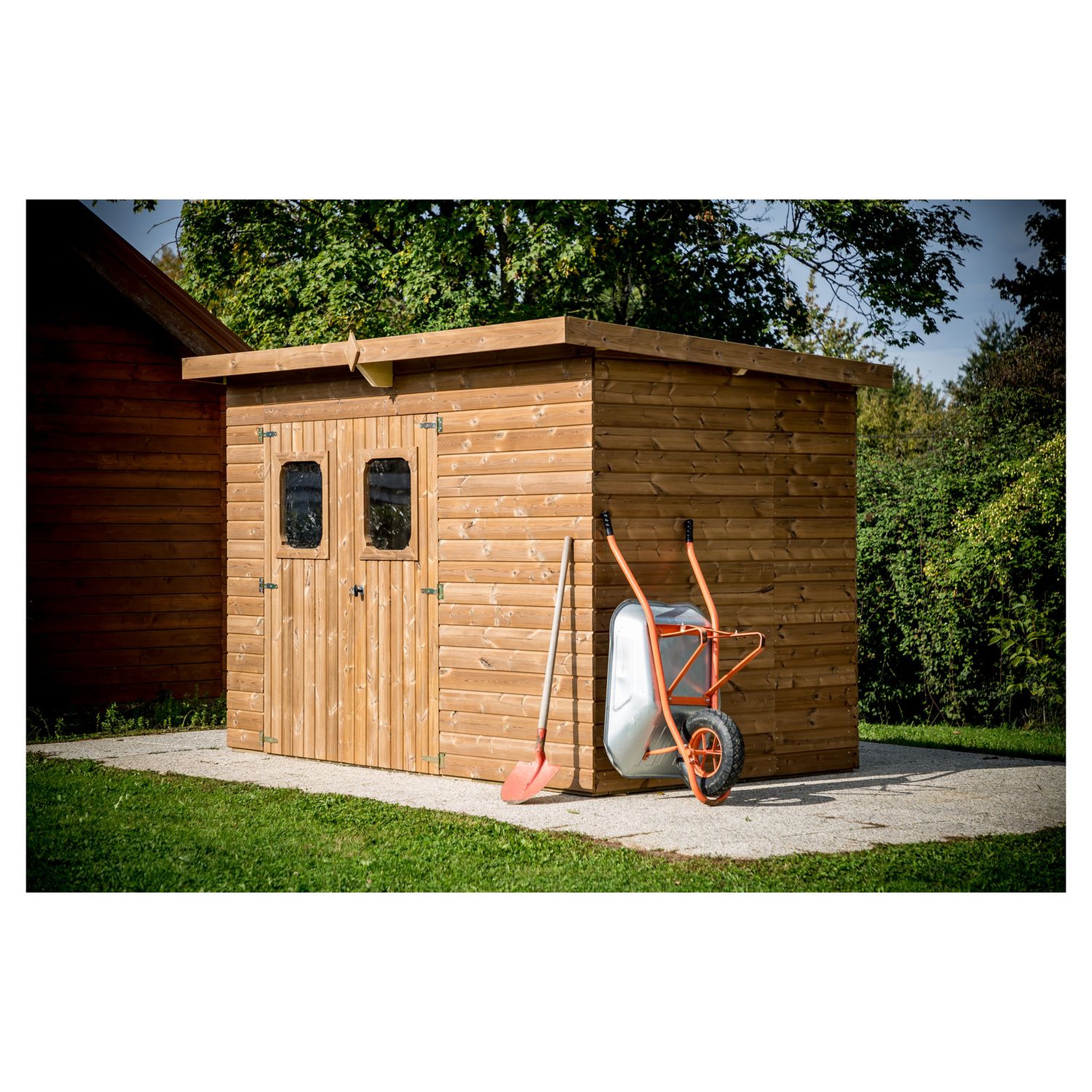 Voir la diapositive 6 : Habrita Abri de jardin bois - Autoclavé - 7,33m²