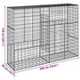 Voir la diapositive 6 : VIDAXL Panier gabion avec couvercle 200x50x150 cm fer galvanise