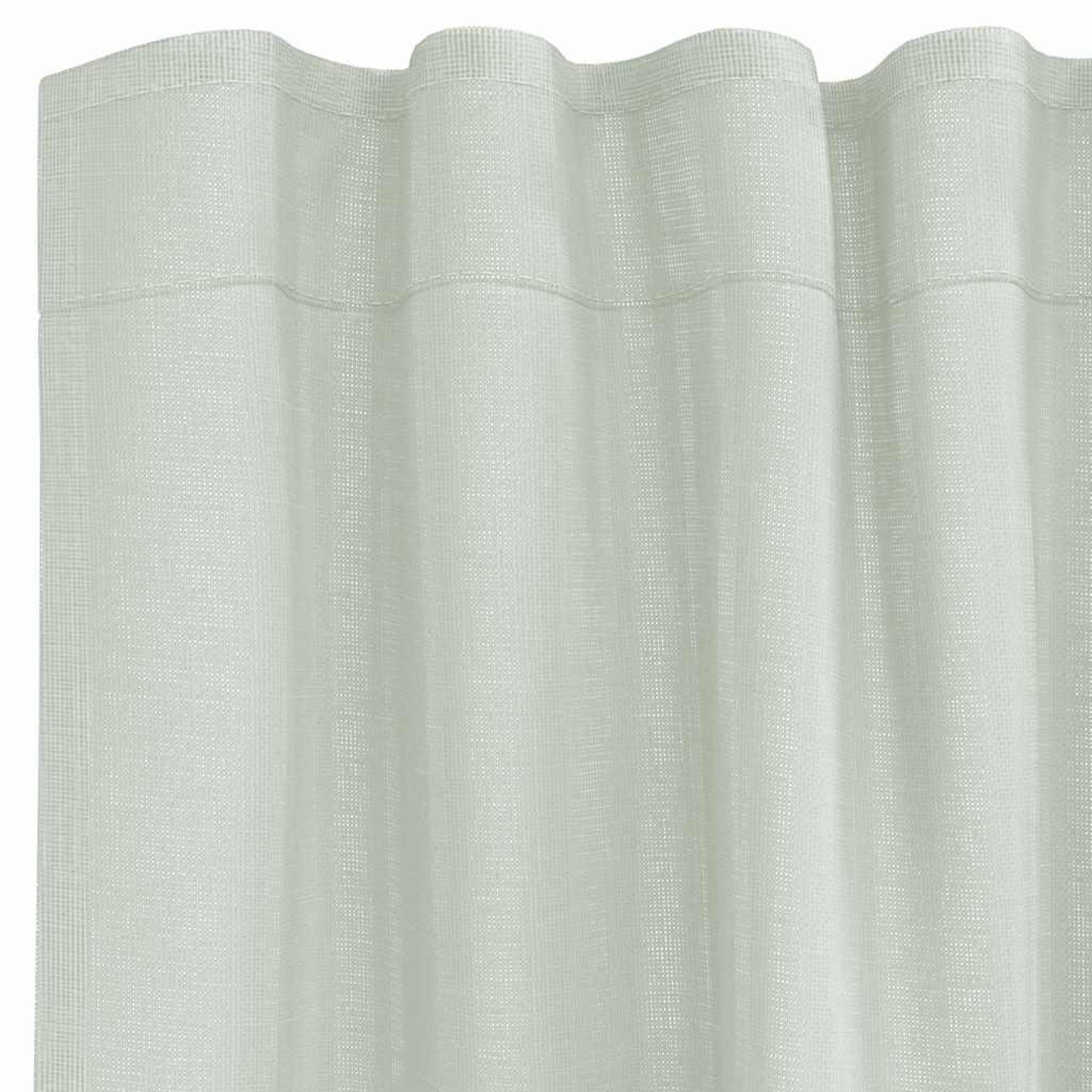 Voir la diapositive 5 : VIDAXL Rideaux en voile avec boucles 2 pcs gris clair 140x225 cm