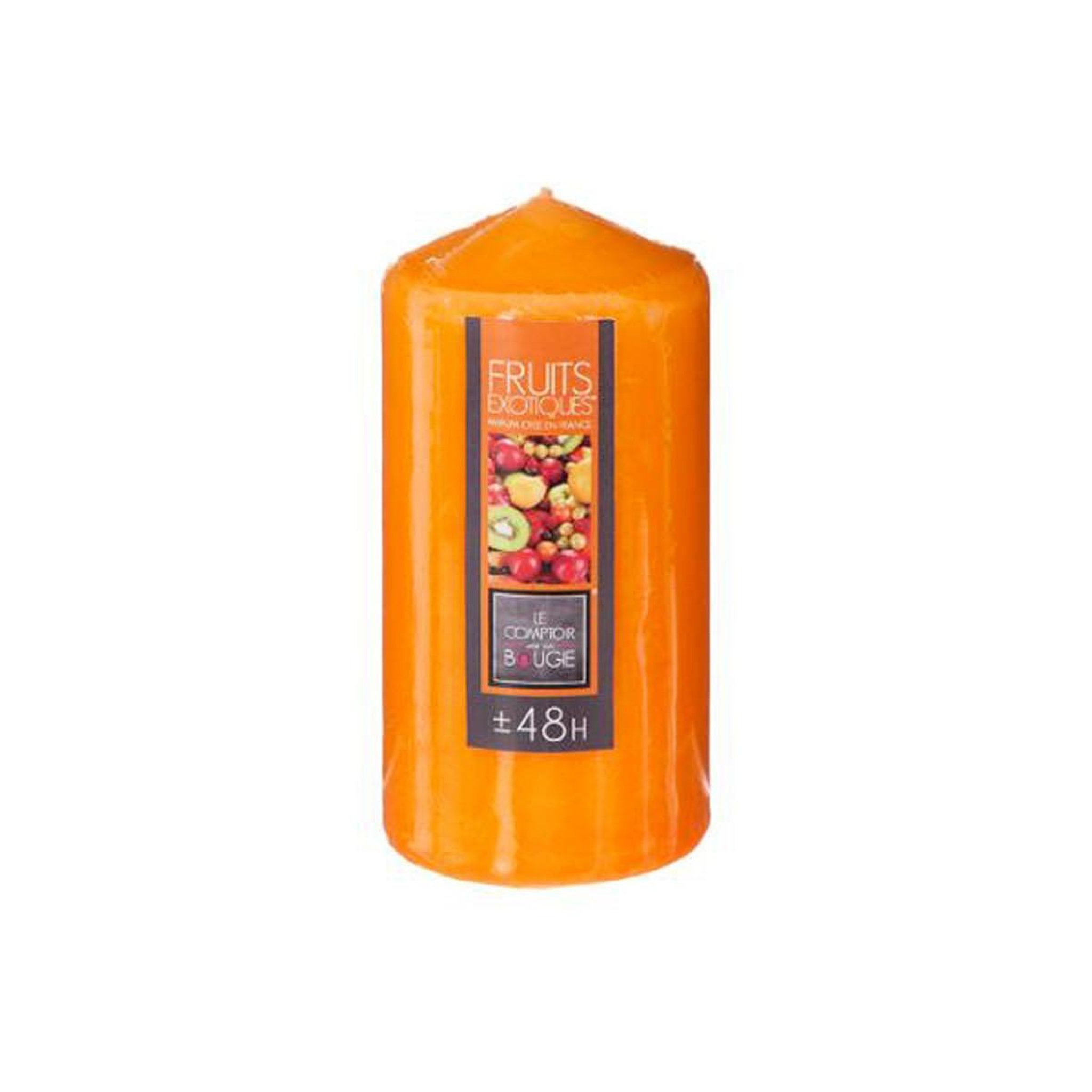 Voir la diapositive 3 : COMPTOIR DE LA BOUGIE Bougie parfumée ronde  tami  395g fruits exotiques