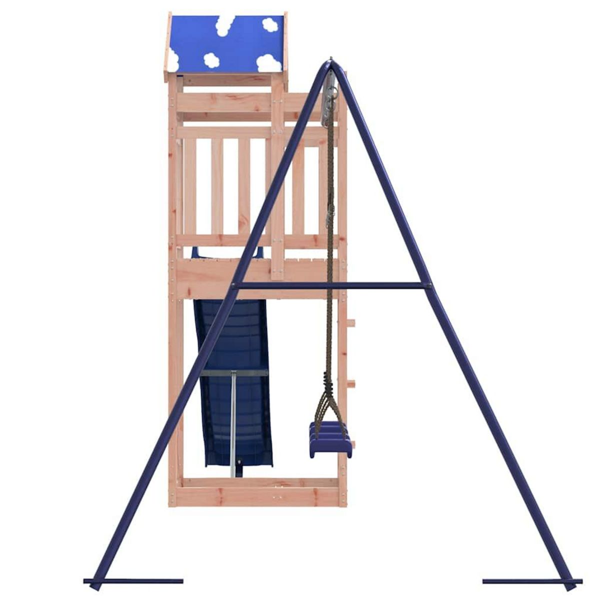 VIDAXL Aire de jeux d'exterieur bois massif de douglas