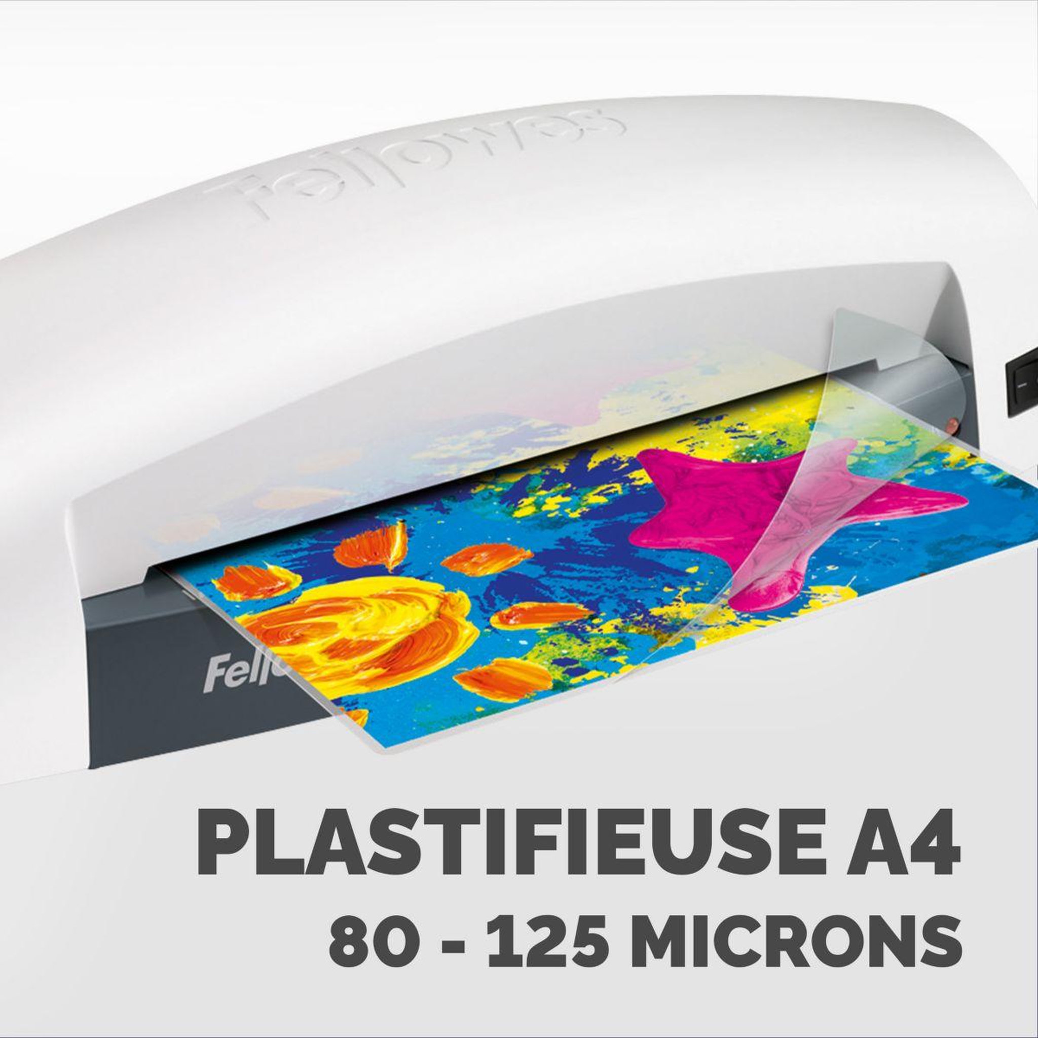 Voir la diapositive 4 : Fellowes Plastifieuse lunar a4 125 microns