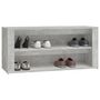 Voir la diapositive 4 : VIDAXL Etagere a chaussures Gris beton 100x35x45 cm Bois d'ingenierie