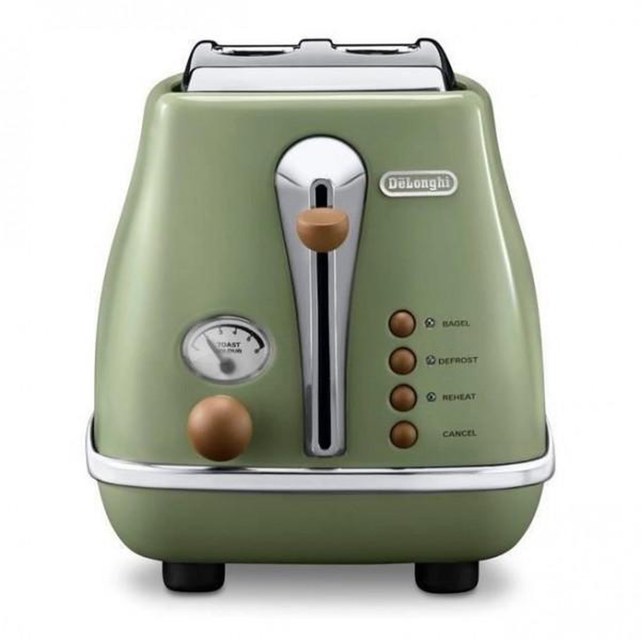 Voir la diapositive 2 : DELONGHI Grille Pain - Toaster Electrique  Icona Vintage - Delonghi CTOV 2103.GR