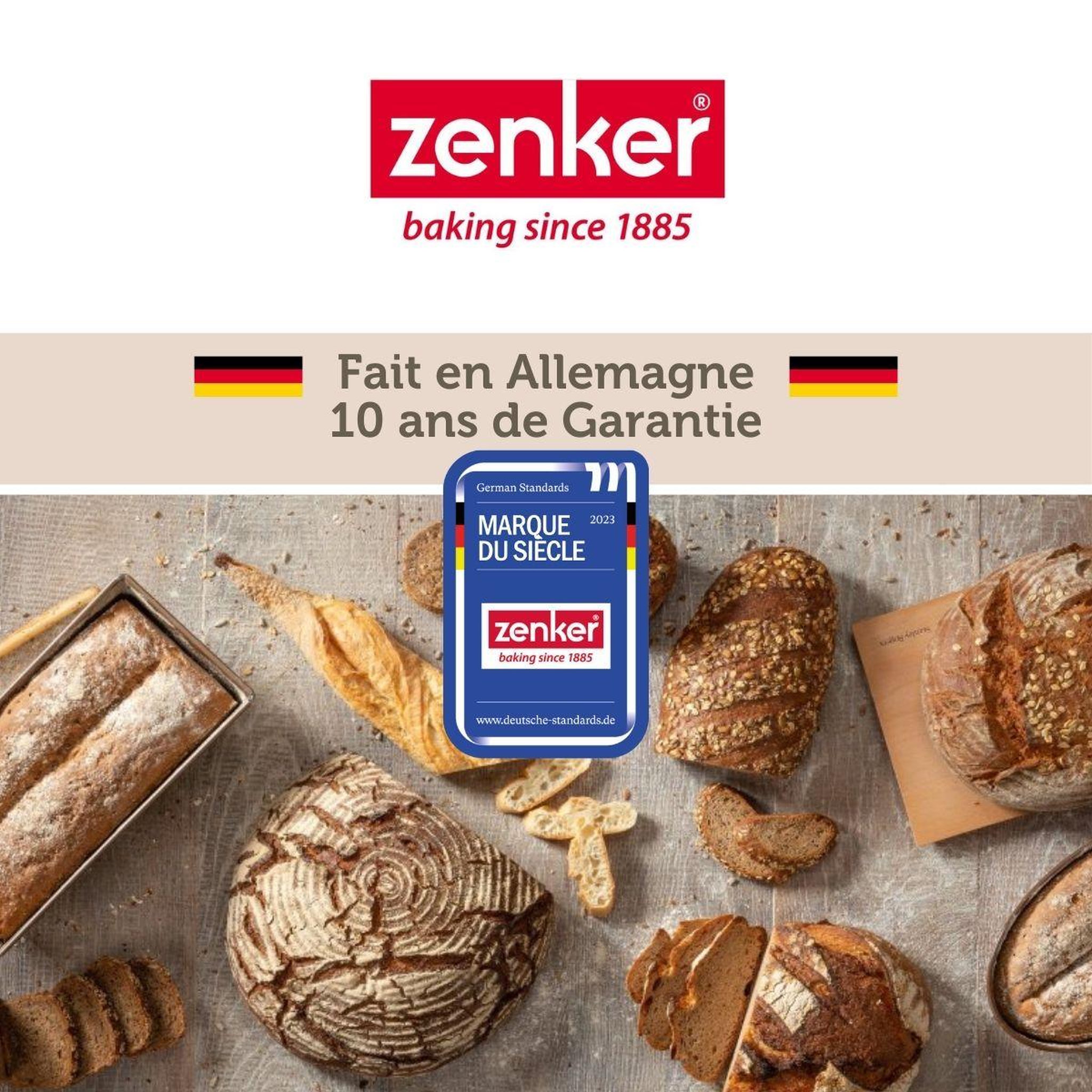 Voir la diapositive 6 : ZENKER Petit moule à panettone 12 x 10 cm Zenker Mojave Gold