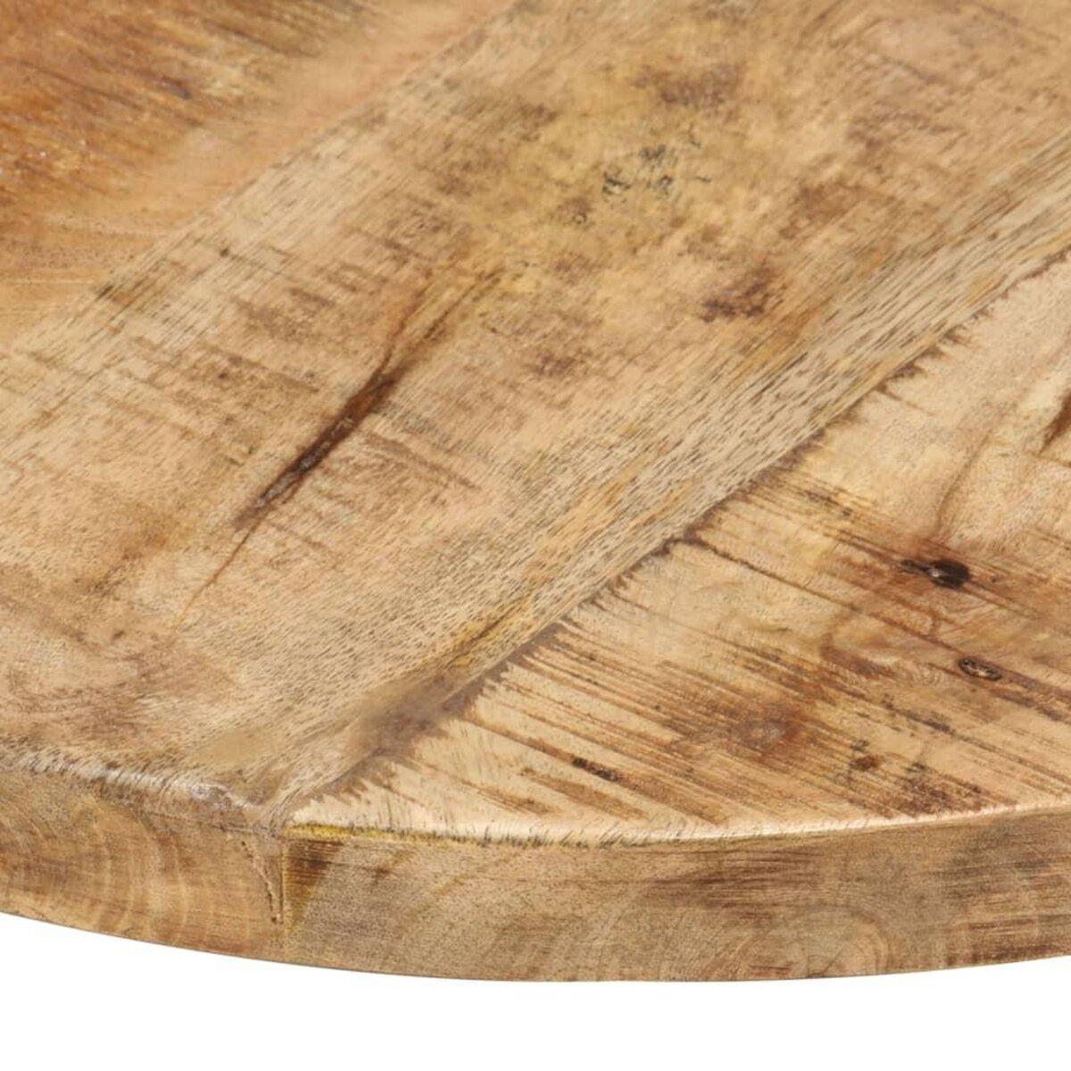 VIDAXL Dessus de table Bois de manguier solide Rond 25-27 mm 40 cm