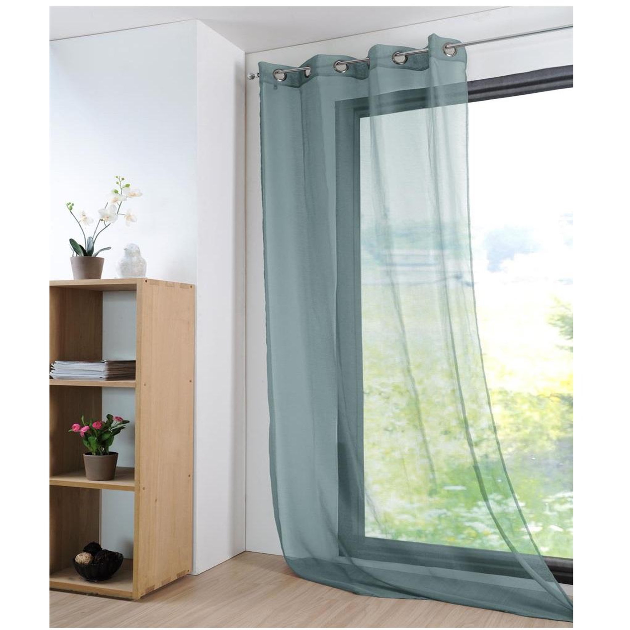 Voir la diapositive 2 : Eden Voilage uni collection mona design et moderne