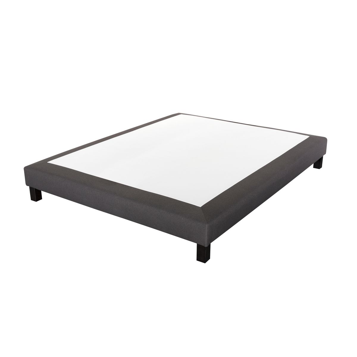 PRESTIGE Collection Ensemble  matelas ressorts TEMPO GREY+ sommier déco gris 160x200 cm 