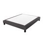 Voir la diapositive 4 : PRESTIGE Collection Ensemble  matelas ressorts TEMPO GREY+ sommier déco gris 160x200 cm 
