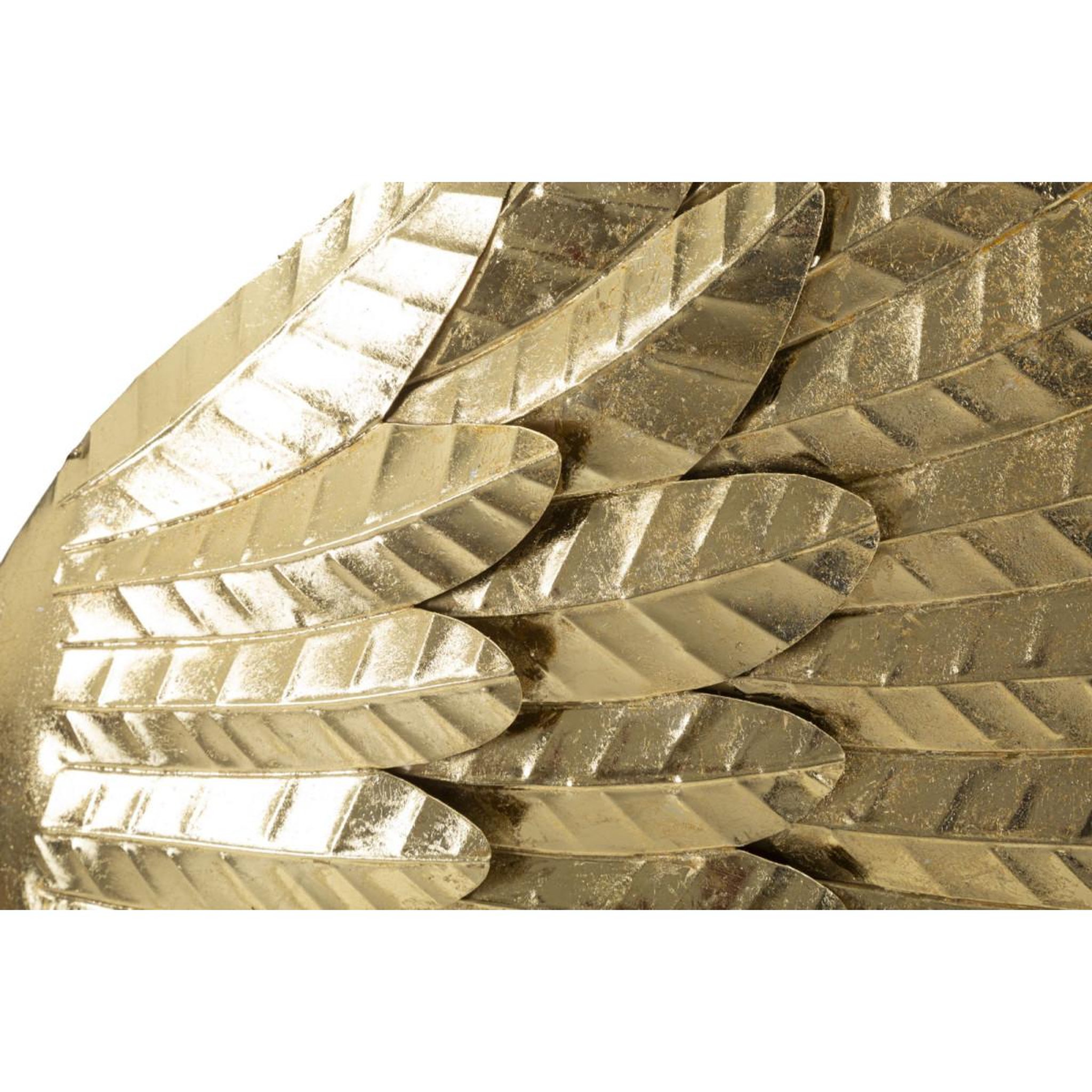 Voir la diapositive 3 : Paris Prix Paire d'ailes en métal  amy  130cm or