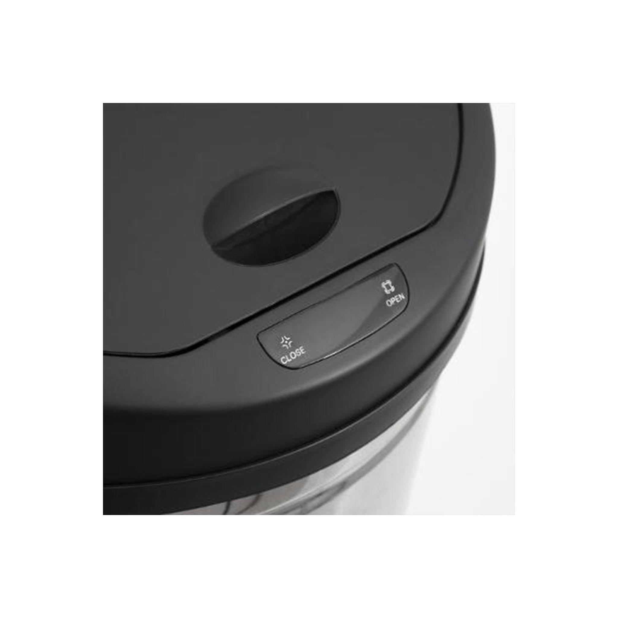 Voir la diapositive 4 : FIVE Poubelle de cuisine automatique  sensor  42l argent