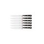 Voir la diapositive 3 : RICHARDSON SHEFFIELD Coffret 6 couteaux steak lame lisse noir - 658502-1