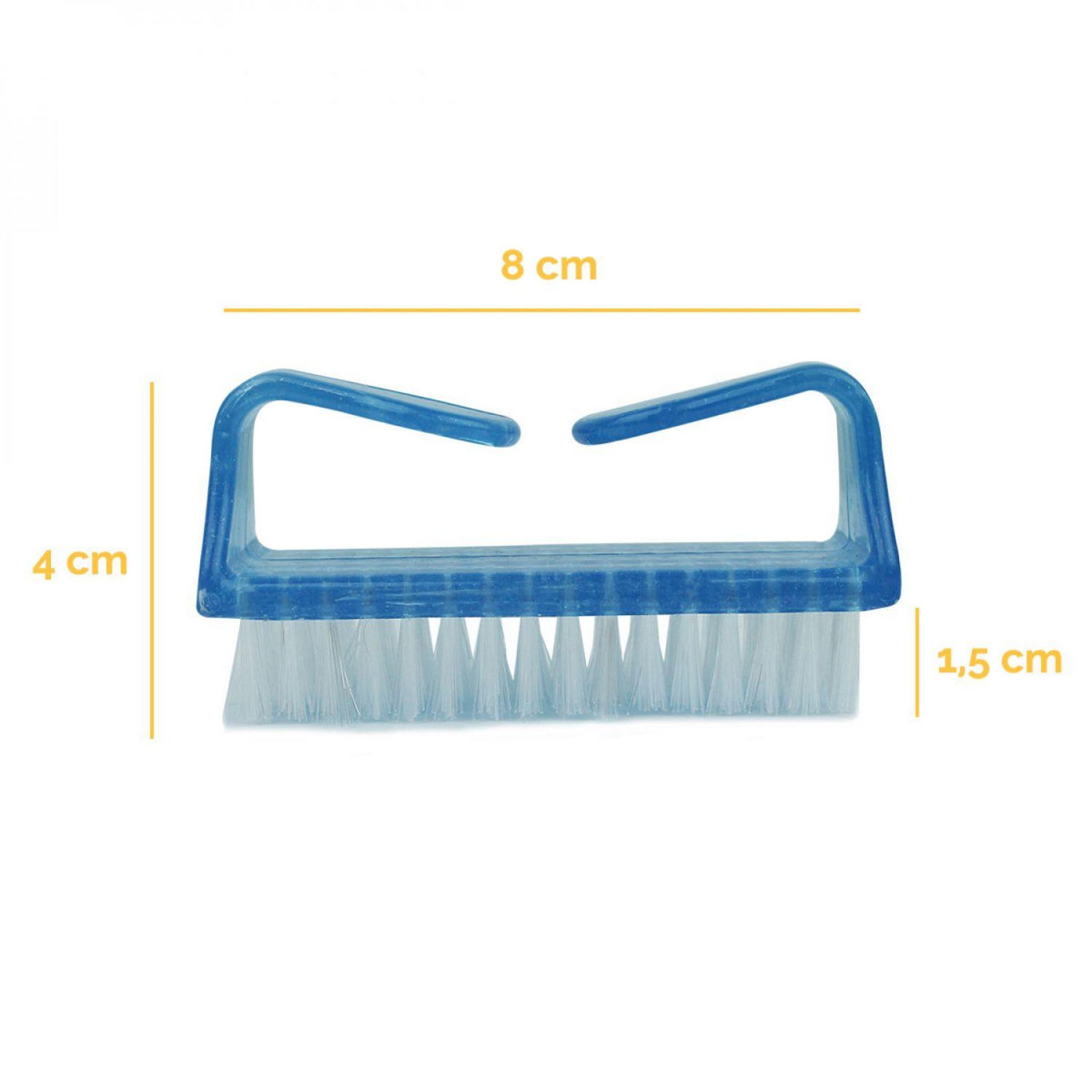 VIVEZEN Lot de 10 brosses à ongles, nettoyantes - Violet