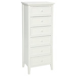 ATMOSPHERA Chiffonnier 6 Tiroirs  Charme  113cm Blanc