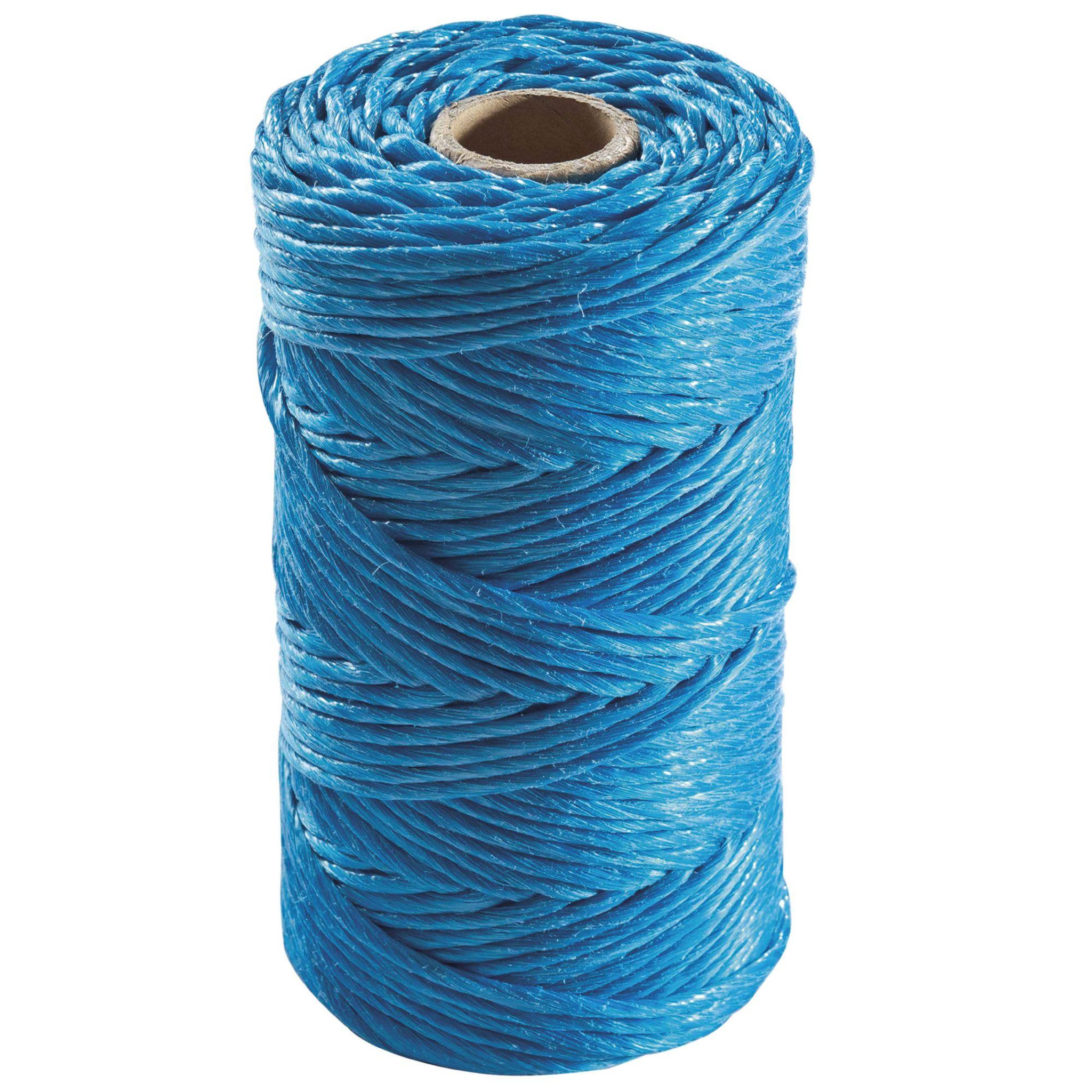 Corderies tournonaises Ficelle agricole bleu 100 mètres.ø 3 mm