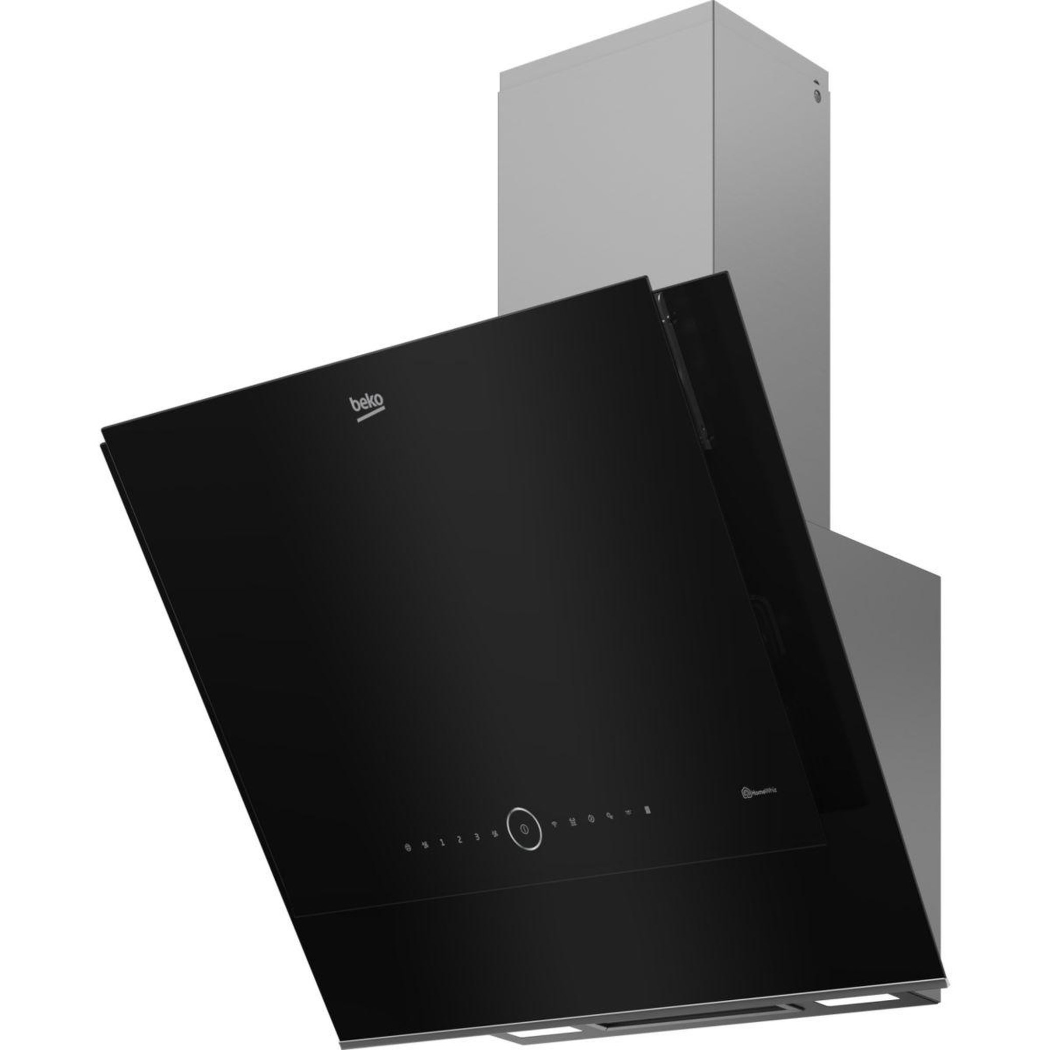 Voir la diapositive 3 : Beko Hotte décorative murale inclinée bhca67841bbhsi