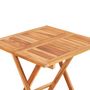 Voir la diapositive 5 : VIDAXL Table de bistro pliable 60x60x65 cm Bois de teck solide