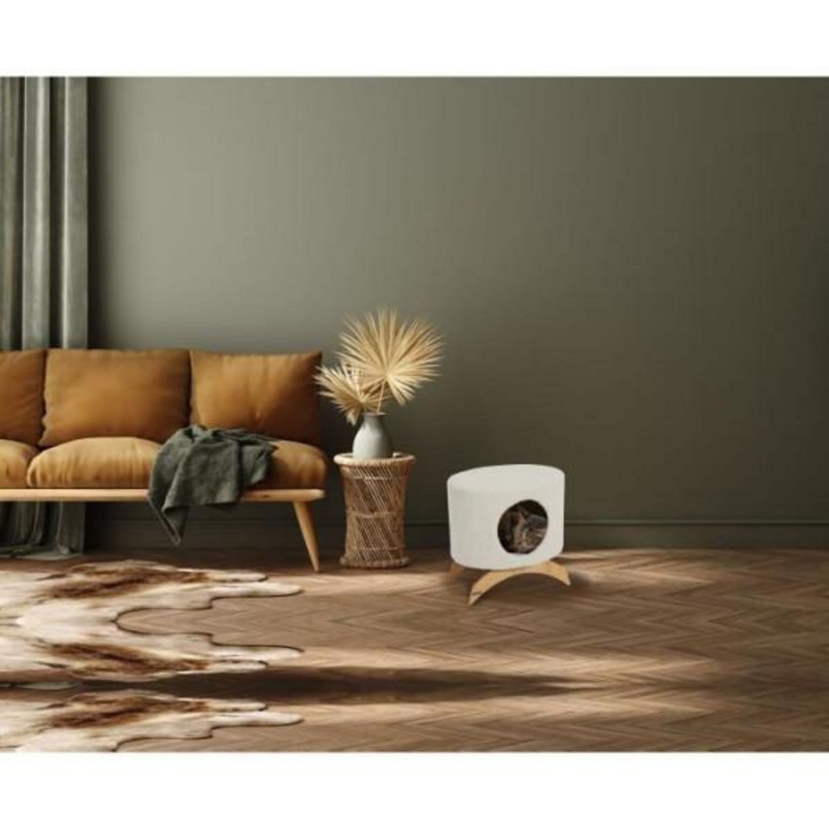 Zolux Niche - Zolux - Montana - Pour chat - Confortable et cosy - 42 x p31 x 40 cm