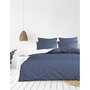 Voir la diapositive 1 : Sensei Maison Parure housse de couette percale de coton avec 2 taies 65x65 cm LINQUIST