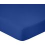 Voir la diapositive 1 : Home collection Drap housse 140x190cm bonnet 28cm 100% coton 57fils ocean