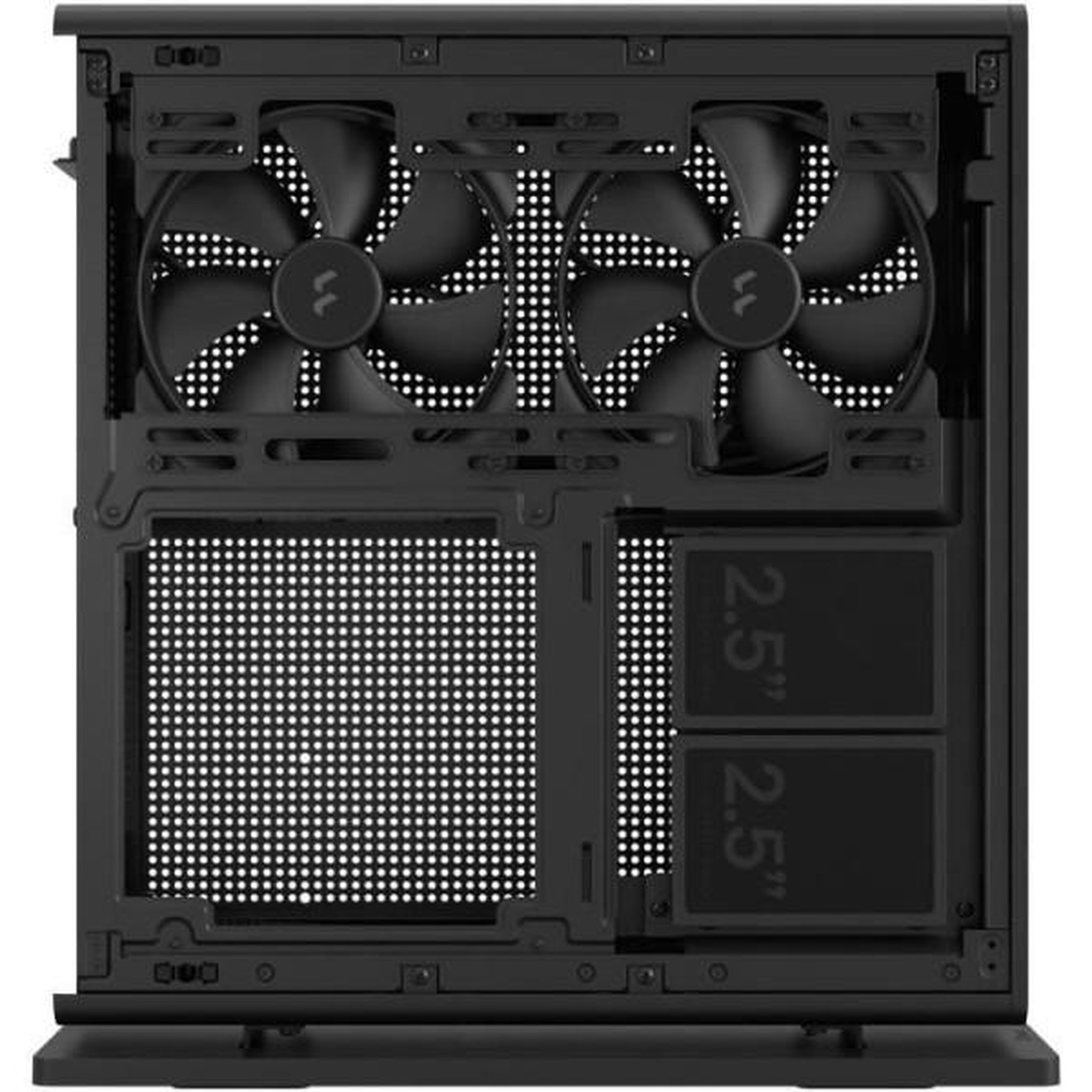 Voir la diapositive 5 : Fractal Design Boîtier Mini Tour - FRACTAL DESIGN - Ridge Black mITX - PCIe 4.0 - Noir