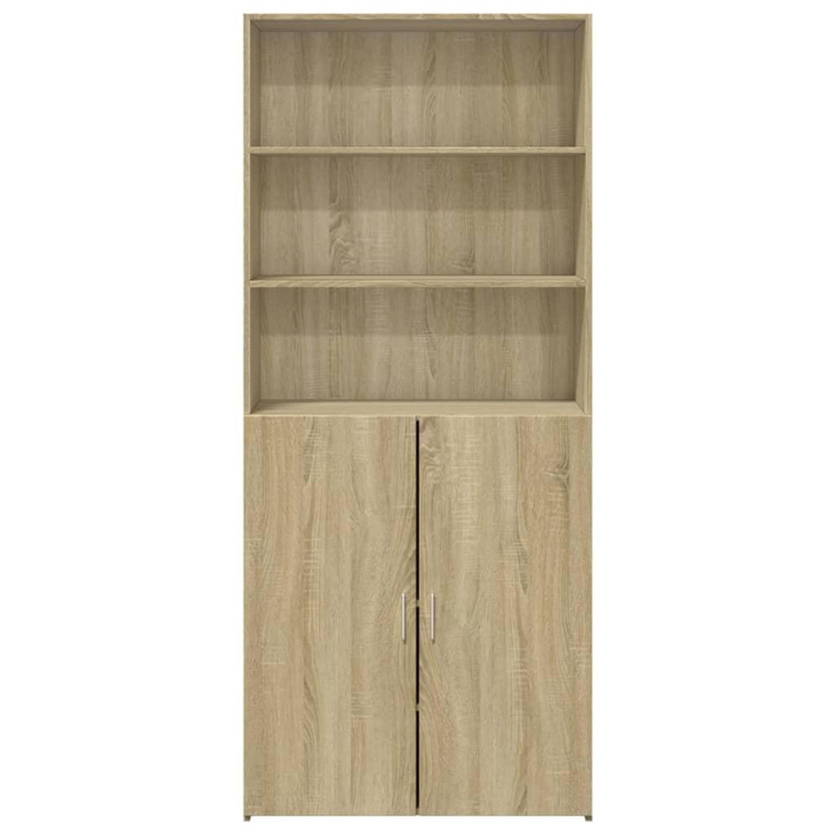 VIDAXL Buffet haut chene sonoma 80x42,5x185 cm bois d'ingenierie